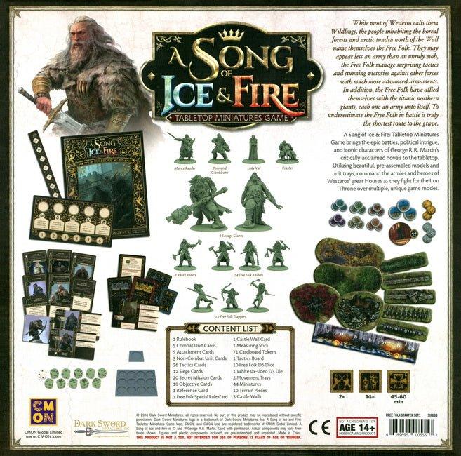 ASMODEE - GOT A Song of Ice & Fire: Free Folk Stater Set (Inglés) - Gamesmart - Asmodee