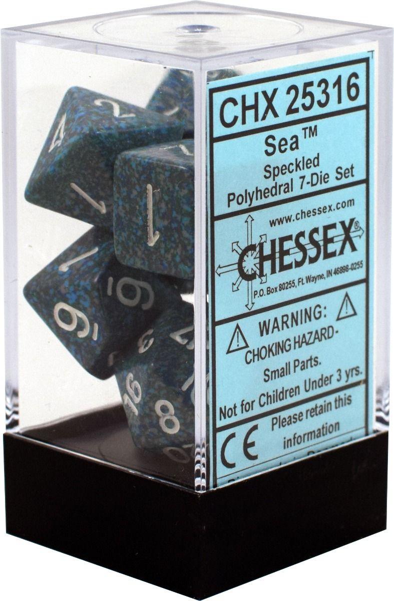 CHESSEX - Dados Poliedricos Sea - Gamesmart - Chessex