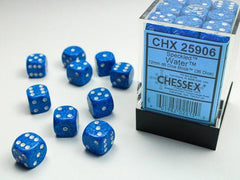 CHESSEX - Dados Speckled Water12mm c/36 - Gamesmart - Chessex