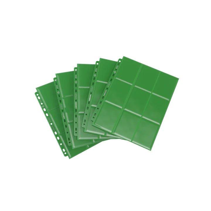 Gamegenic - 18 Pocket Pages Sideloading Display Green c/50 - Gamesmart - Gamegenic