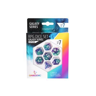 Gamegenic - Galaxy Series Neptune RPG Dice Set (7pcs) - Gamesmart - Asmodee