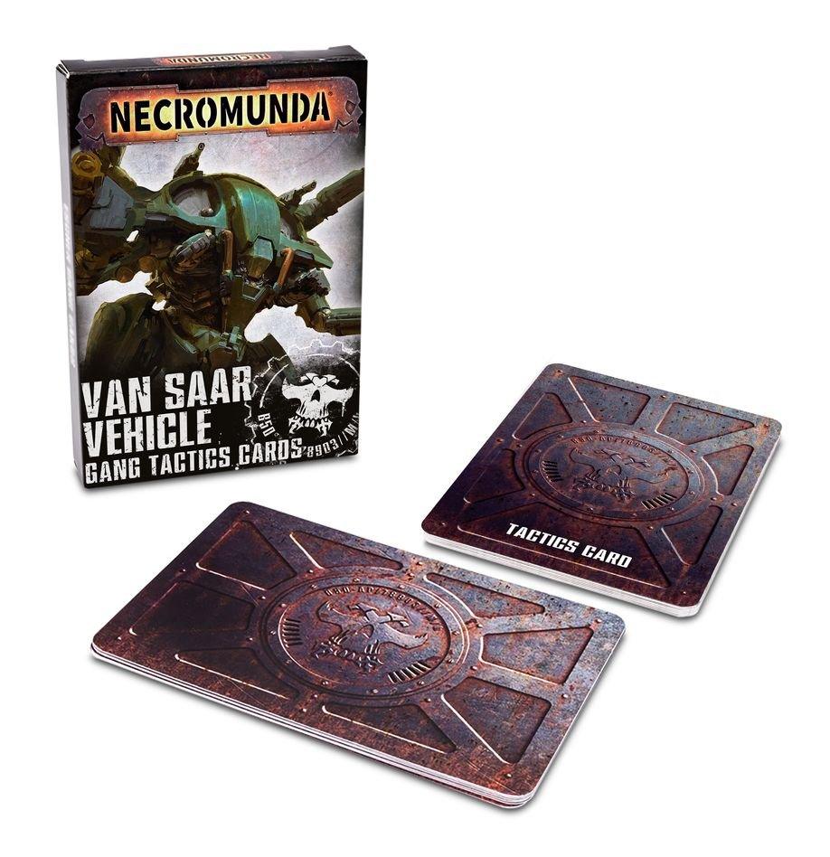 Necromunda - Van Saar Vehicle Gang Tactics Cards (Inglés) - Gamesmart - Games Workshop