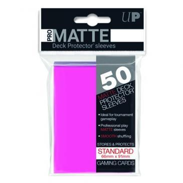 ULTRA PRO - Micas Pro - Matte STND c/50 Rosa Brillante - Gamesmart - Ultra Pro