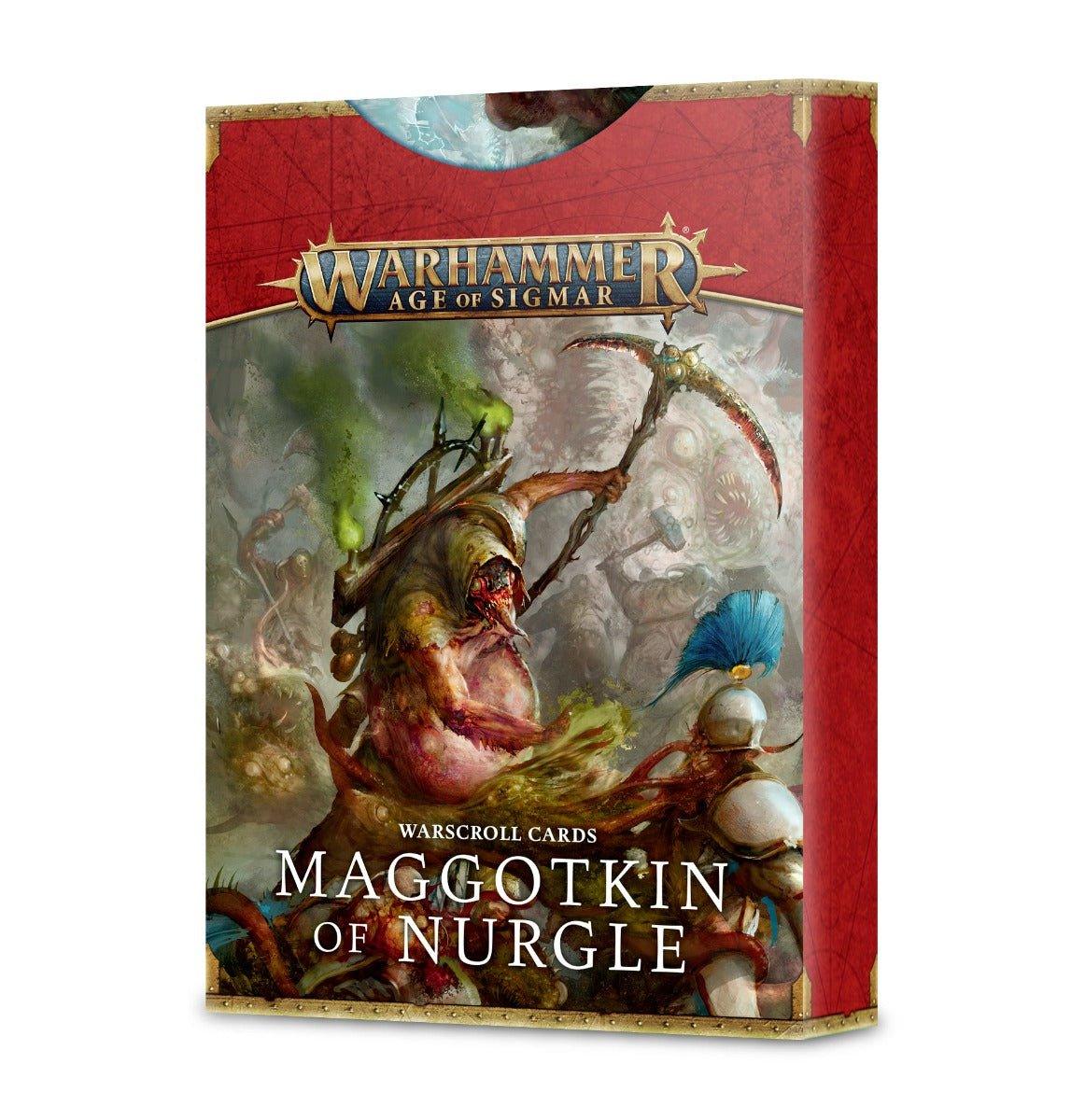 Warscroll Cards - Maggotkin of Nurgle (Inglés) - Gamesmart - Games Workshop