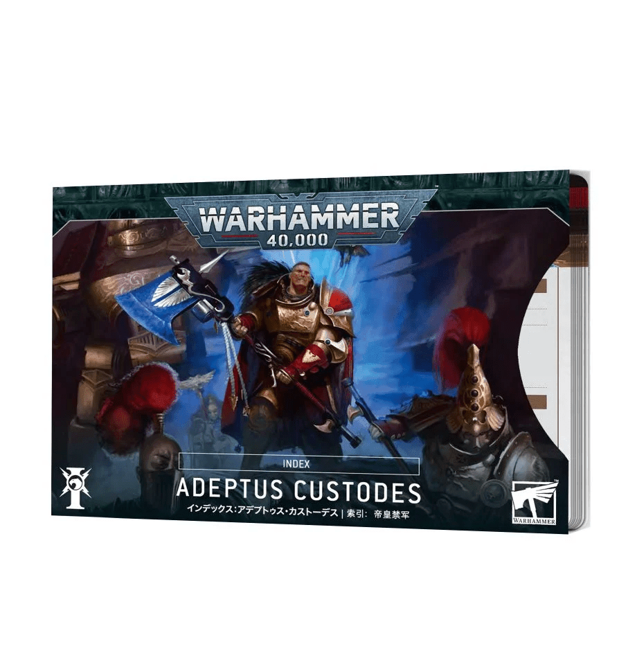 WH40K - Index Adeptus Custodes (Inglés) - Gamesmart - Games Workshop