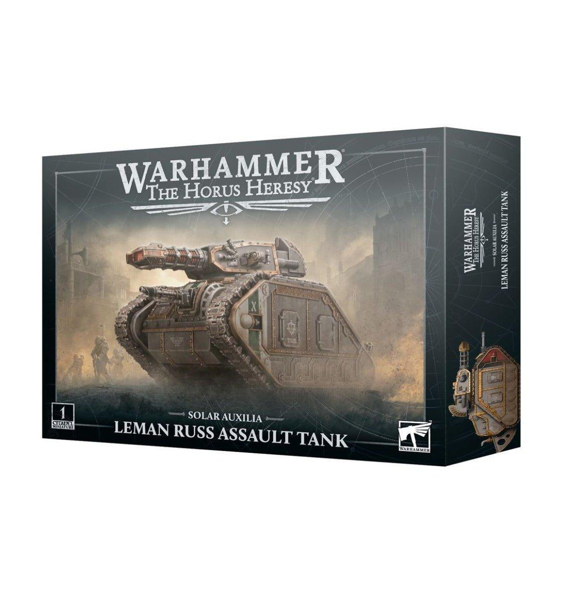 WHM The Horus Heresy - Solar Auxilia Leman Russ Assault Tank - Gamesmart - Games Workshop